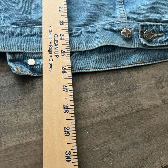 Vintage Made in the 🇺🇸 Men’s B Kool embossed cigarette  80’s Large Denim Jacket - Picture 10 of 10
